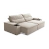 Sillón 3 Cuerpos Reclinable y Retráctil - Pavia Beige