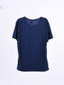 REMERA FITNESS AZUL OSCURO