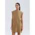VESTIDO CURTO FEM MARRÓN MEDIO