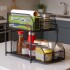 Estante Organizador Mesada Alacena Cocina 2 Cajones Multiuso Imback Color Negro Estante Organizador Mesada Alacena Cocina 2 Cajones Multiuso Imback Color Negro