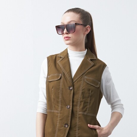 CHALECO BERTA Verde Musgo