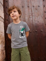 REMERA SIMIL THIAGO GRIS MELANGE M