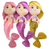 Peluche Infantil con forma de Sirenas. Dorado