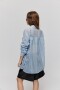CAMISA JAZMINA STRIPES Celeste