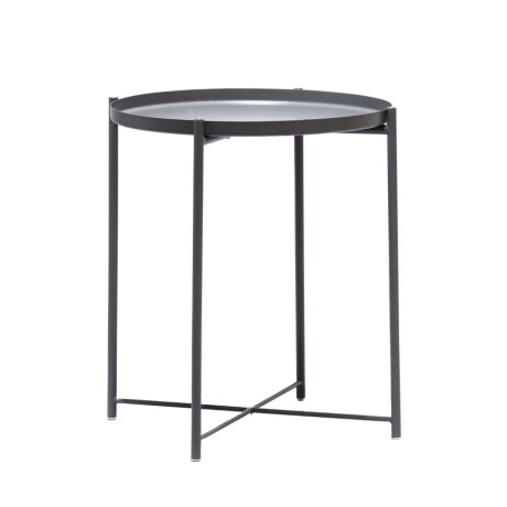 MESA DE ARRIME METAL NEGRO JULIETTE
