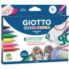 Marcador GIOTTO TEXTIL x 6 Marcador Giotto Textil X 6
