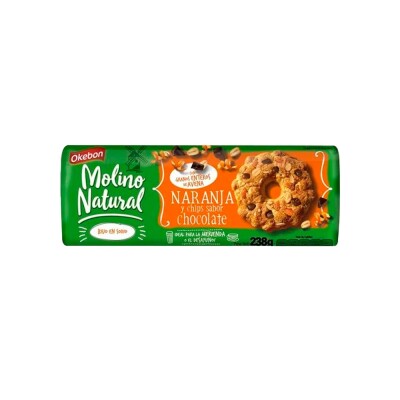 Galletas de naranja y chips de chocolate Okebon Galletas Nar Chips Choco Okebo