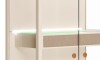 Cristalero con Luz LED DUNE - Linea Manhattan Off White