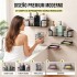 Set x5 Estante Organizador Baño Accesorios Con Adhesivos IMBACK Color Negro Set x5 Estante Organizador Baño Accesorios Con Adhesivos IMBACK Color Negro