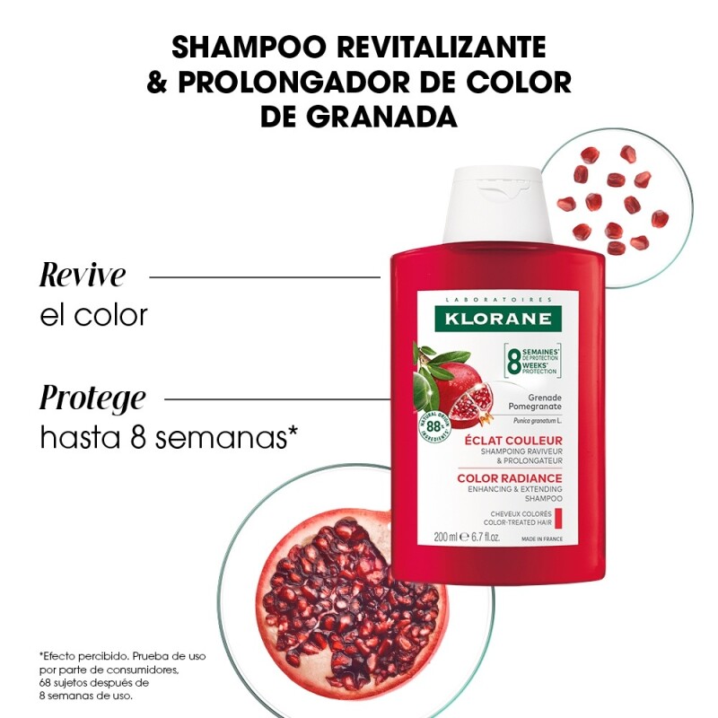 Shampoo Klorane Granada 200 Ml. Shampoo Klorane Granada 200 Ml.