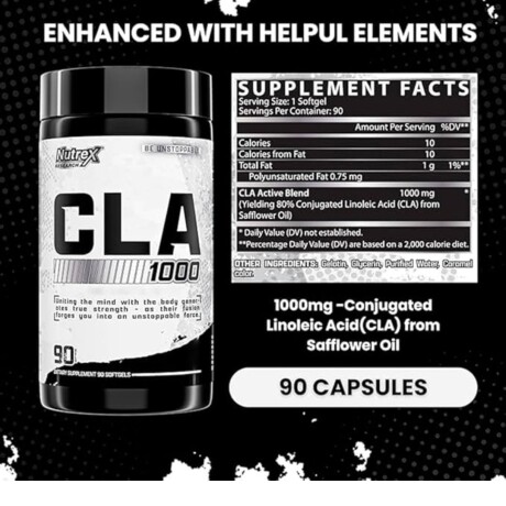 Cla Lipo 6 Quemador Sin Sabor Nutrex 90 Cáps