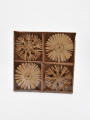 ADORNOS COLGANTES RUSTICOS SET X 12 BEIGE