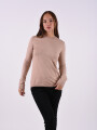 BUZO CLEMENTINA BEIGE OSCURO