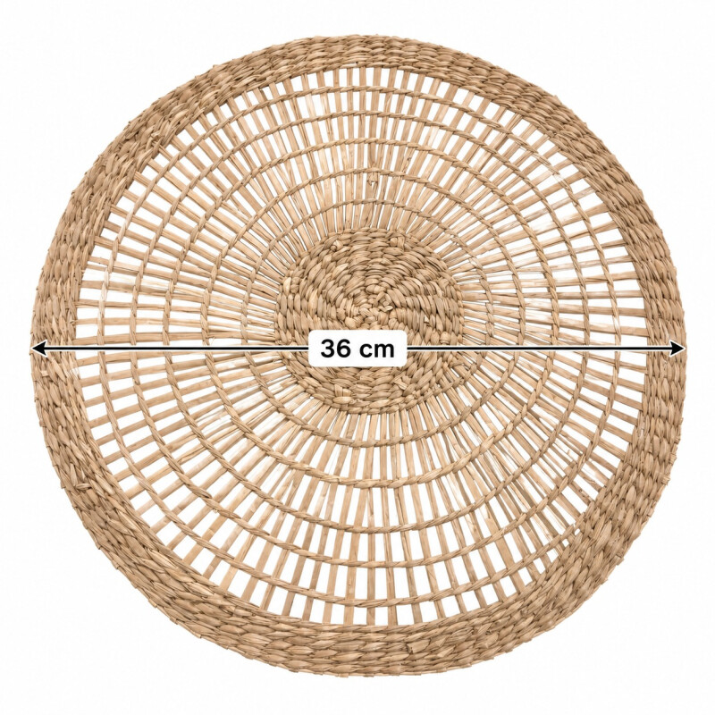 Individual de Seagrass D36cm - Panal Natural Individual de Seagrass D36cm - Panal Natural