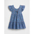 V-SL TIER DRESS CHAMBRAY 042