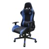 Silla Gamer Negra Azul ETIMEL Silla Gamer Negra Azul ETIMEL