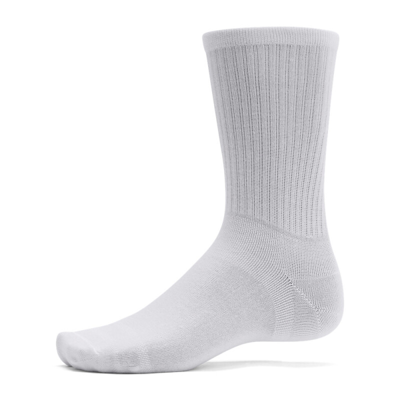 UA Essential 6pk Crew-WHT WHT-100