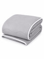 CUBRE CAMA LISO 1 PLAZA 150 x 230CM GRIS CLARO