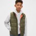 LWT PUFFER VEST ARMY JACKET GREEN