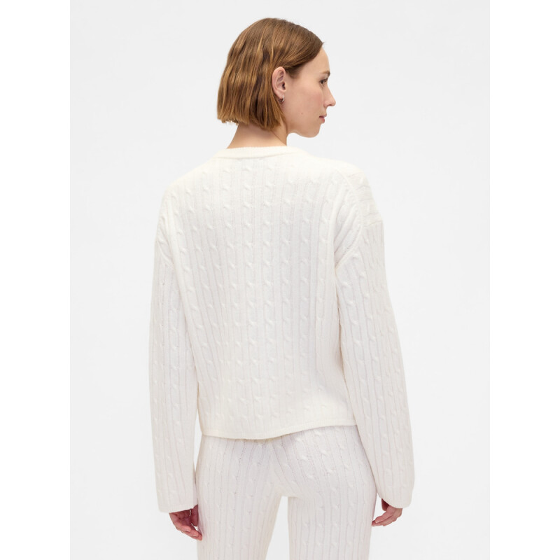CASHSOFT CABLE CREW PO IVORY FROST