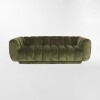 SOFA LUNA Verde - 3 CUERPOS