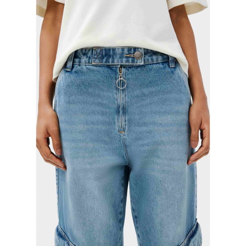 CALCA FEM AZUL MEDIO