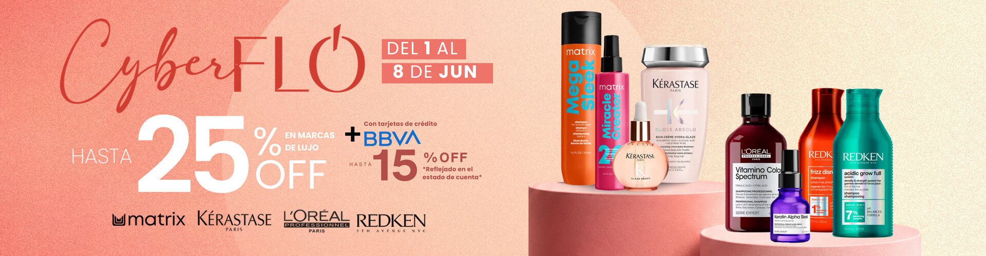 cyber, junio, descuentos, web, kérastase, redken, matrix, l`oréal