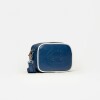 Mini bag Club House en efecto cuero liso Azul
