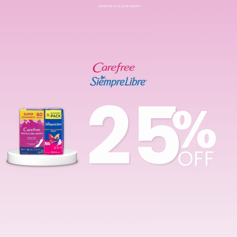 Promo Carefree/Siempre Libre
