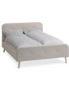 Estructura cama KONGSBERG 2 Plazas 140x200 beige Estructura cama KONGSBERG 2 Plazas 140x200 beige