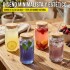 Set X4 Vasos De Vidrio Con Tapa Madera Bambu y Sorbetes 400ml IMBACK Set X4 Vasos De Vidrio Con Tapa Madera Bambu y Sorbetes 400ml IMBACK
