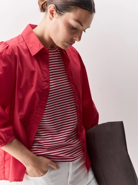 CAMISA ALLIE ALONDRA ROJO