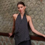 BLUSA PAULINA NEGRO BOLAS