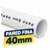 CAÑO TUBO PVC 40MM 3 METROS 1,8mm TIGRE Caño Tubo Pvc 40mm 3 Metros 1,8mm Tigre