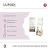 Espejo De Pie Lumax Rox Marco Rectangular 80 x 180cm Dorado