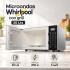 Microondas Whirlpool Con Grill 30 L Wmg30sz MICROONDAS WHIRLPOOL 30LT WMG30SZ