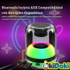 Parlante bluetooth elegante con luces Rgb Parlante bluetooth elegante con luces Rgb
