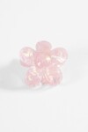 Broche flor tornasol rosa