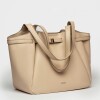 Bolso Marble en efecto cuero graneado Vison