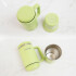 Vaso Térmico Acero inoxidable Doble 890ml + 295ml C/pajita Color Verde