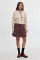 Falda Queen Cotton Brown