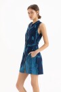 VESTIDO CYANOTYPE Azul
