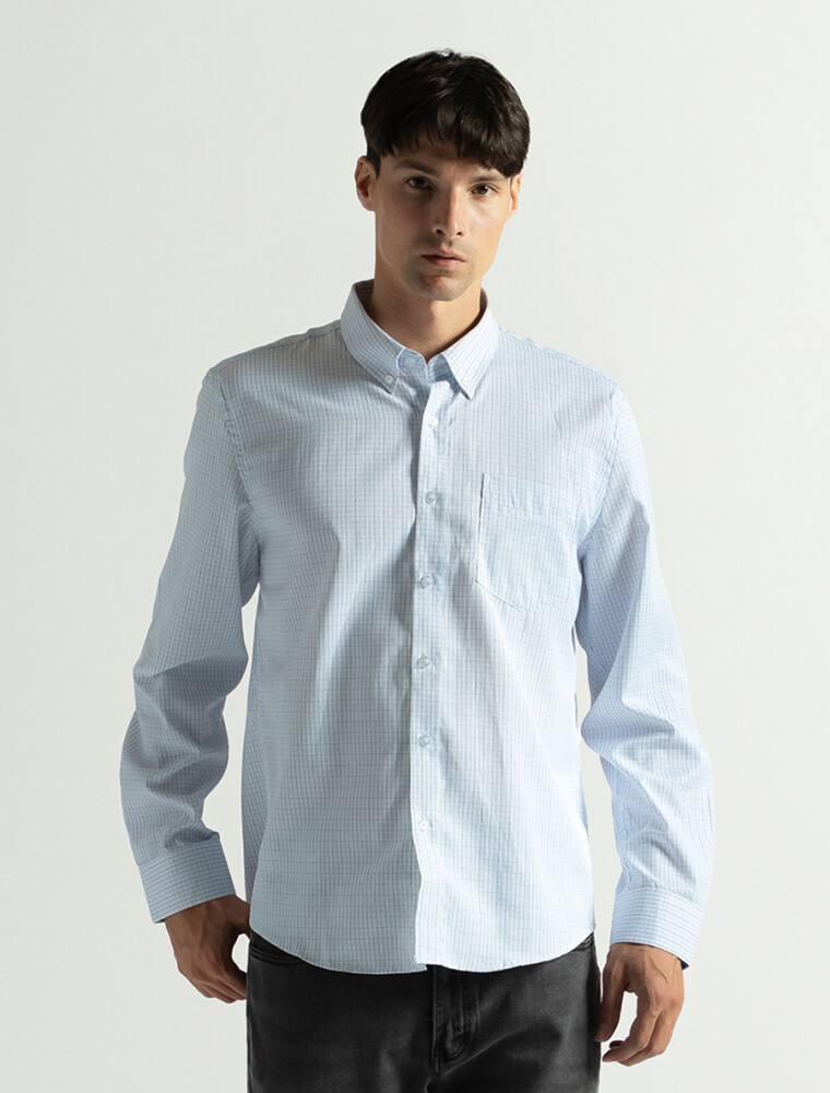 Camisa a Cuadros Manga Larga Fantasia 4