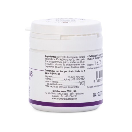 ¡OFERTA IMPERDIBLE! Extracto de Soja y Magnesio + Vitamina E - Ana Maria Lajusticia ¡OFERTA IMPERDIBLE! Extracto de Soja y Magnesio + Vitamina E - Ana Maria Lajusticia