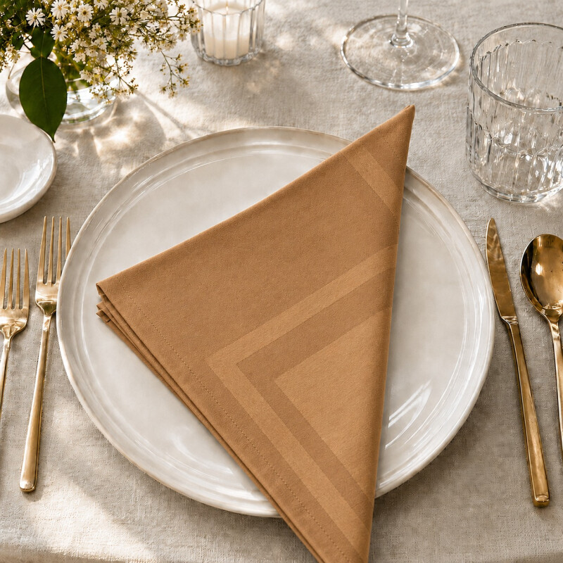 Servilleta de Mesa Karsten 51x51 - Por Unidad Ocre