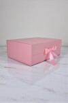 Caja Rigida Plegable con iman 24,5x33x12 cm ROSADO