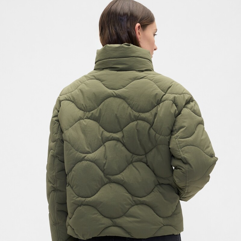 V-TRANSITIONAL QUILTED JACKET OLIVE NIGHT