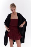 Ruana Shimmer Negro