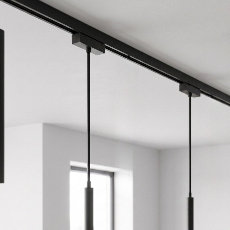 COLGANTE LED PARA RIEL MAGNETICO HOLLYWOOD 2700K Colgante para Riel Magnético Hollywood 2700K Negro