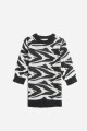 Sweater estampado NEGRO